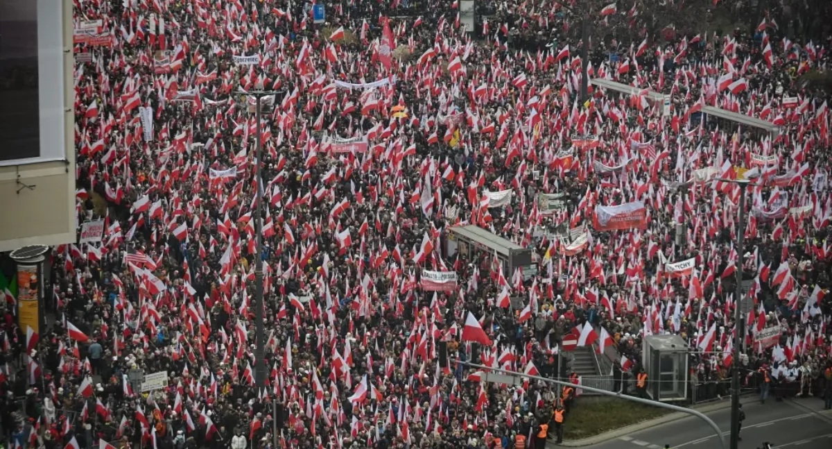 Marsz niepodległości. Fot. PAP
