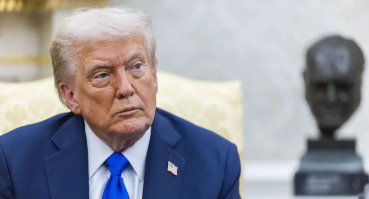  Donald Trump. Fot. PAP/EPA/SHAWN THEW / POOL