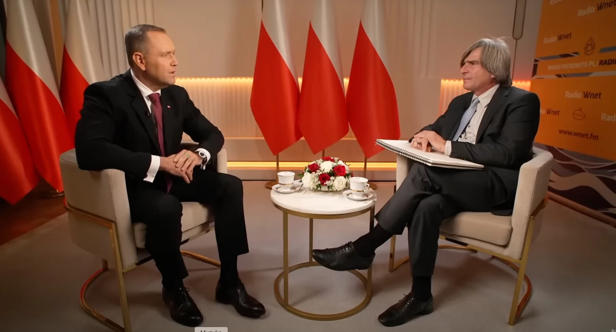 Zrzut ekranu. Żródło: YouTube Radia Wnet 