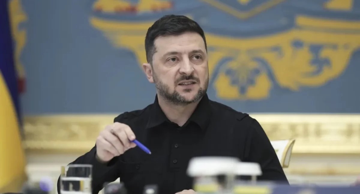 Prezydent Ukrainy Wołodymyr Zełenski. PAP/EPA