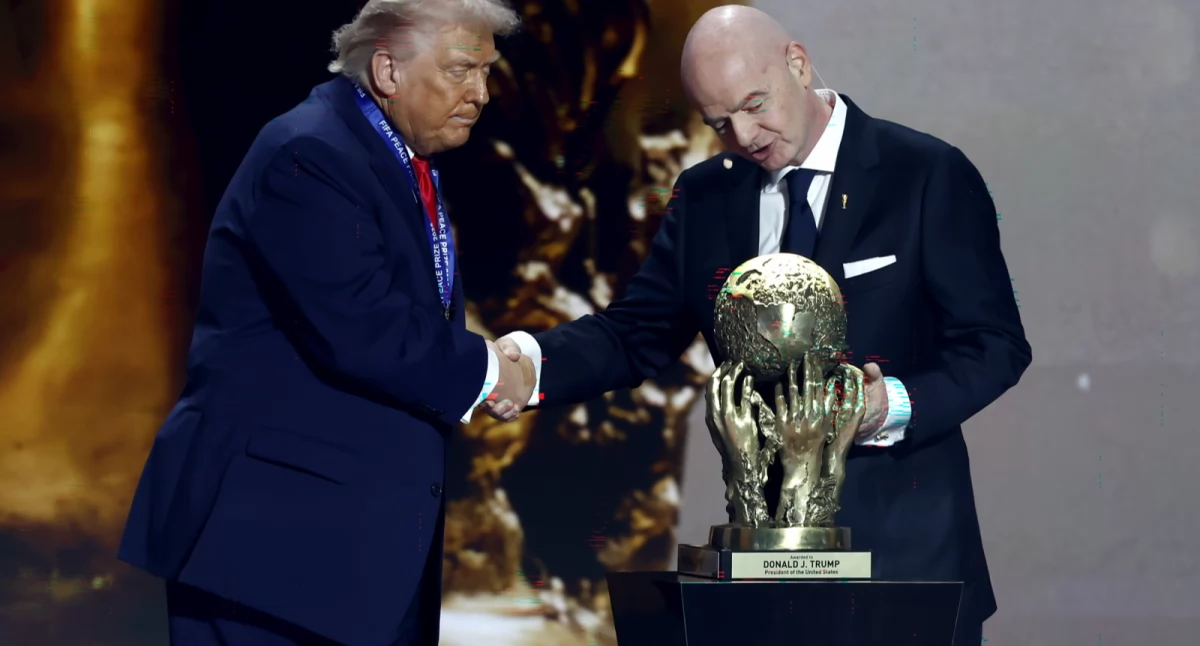FIFA doceniła starania Trumpa. Fot. PAP