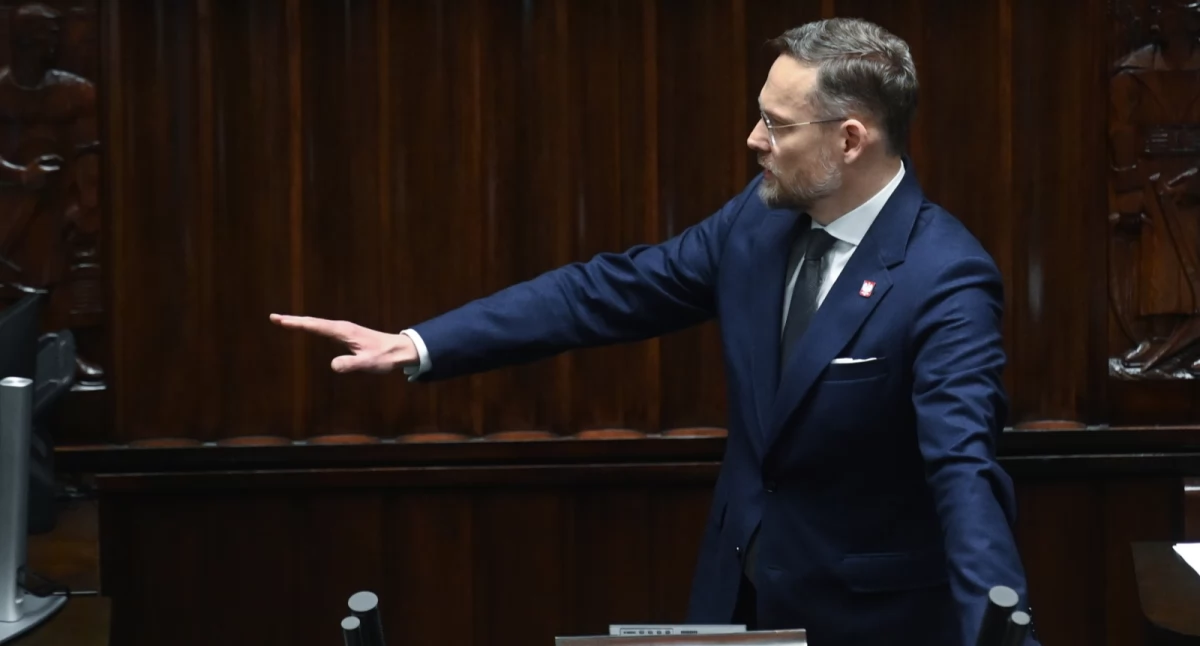 Zbigniew Bogucki w Sejmie. Fot, PAP