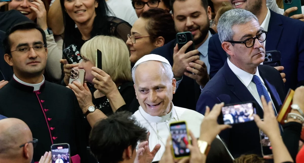 Papież Leon XIV. PAP/EPA