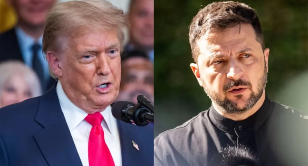 Donald Trump i Wołodymyr Zełenski. Fot. PAP/EPA/JIM LO SCALZO/IDA MARIE ODGAARD