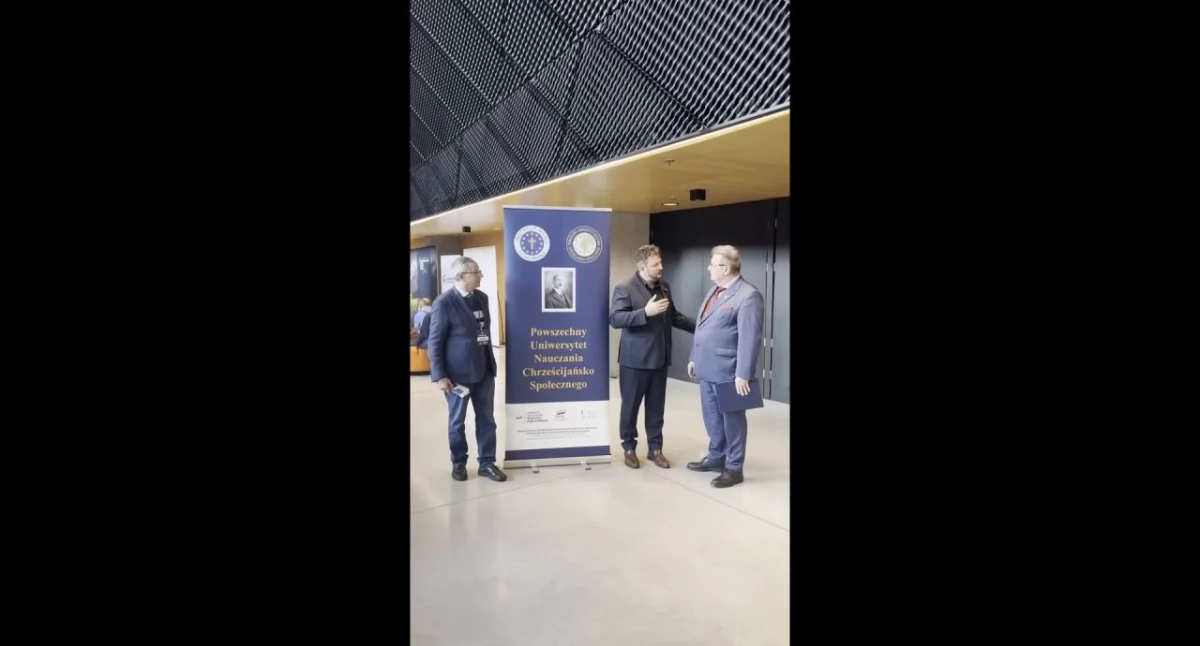 Wideo, Promocja PUNCS przez uczestników piątej edycji konferencji społeczno gospodarczej Katowicach - zdjęcie, fotografia