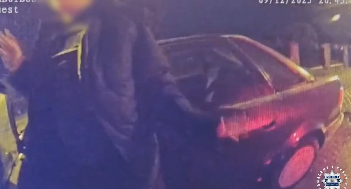 Komunikaty policji, latek uciekał przed policjantami - zdjęcie, fotografia