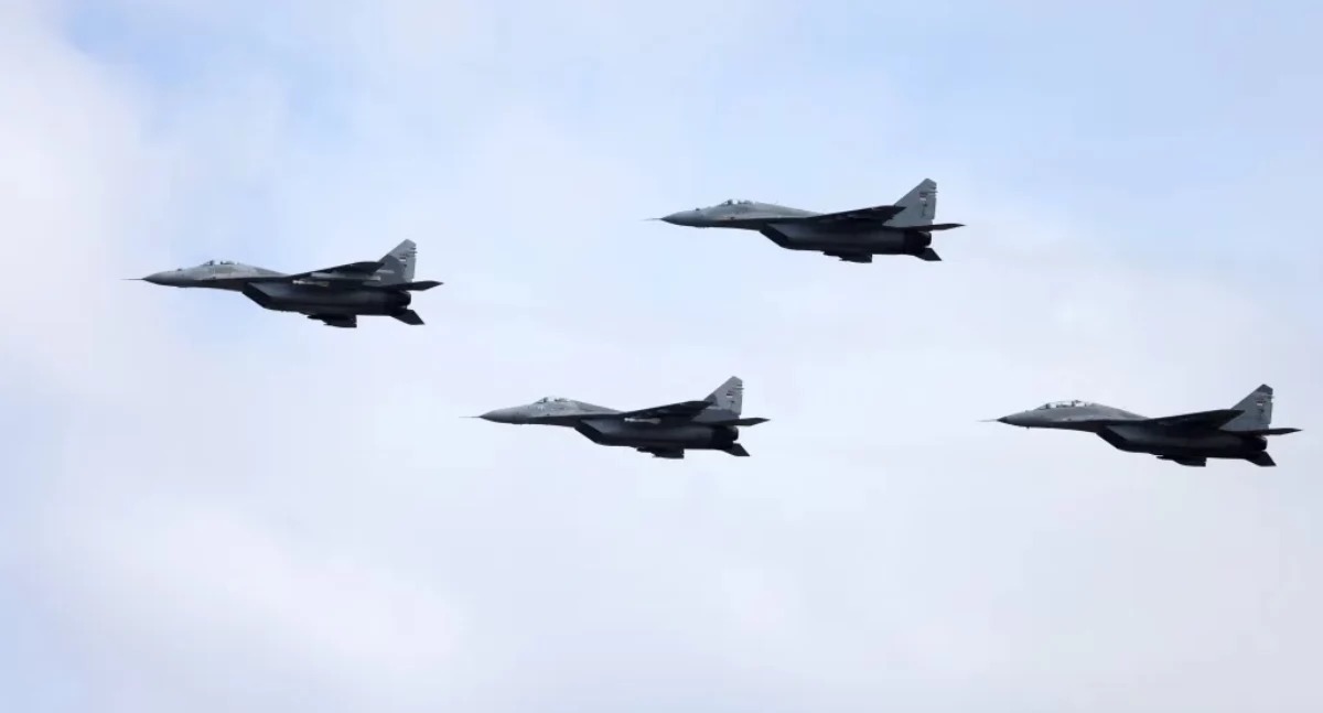 Myśliwce MiG-29. Fot. PAP/EPA/ANDREJ CUKIC