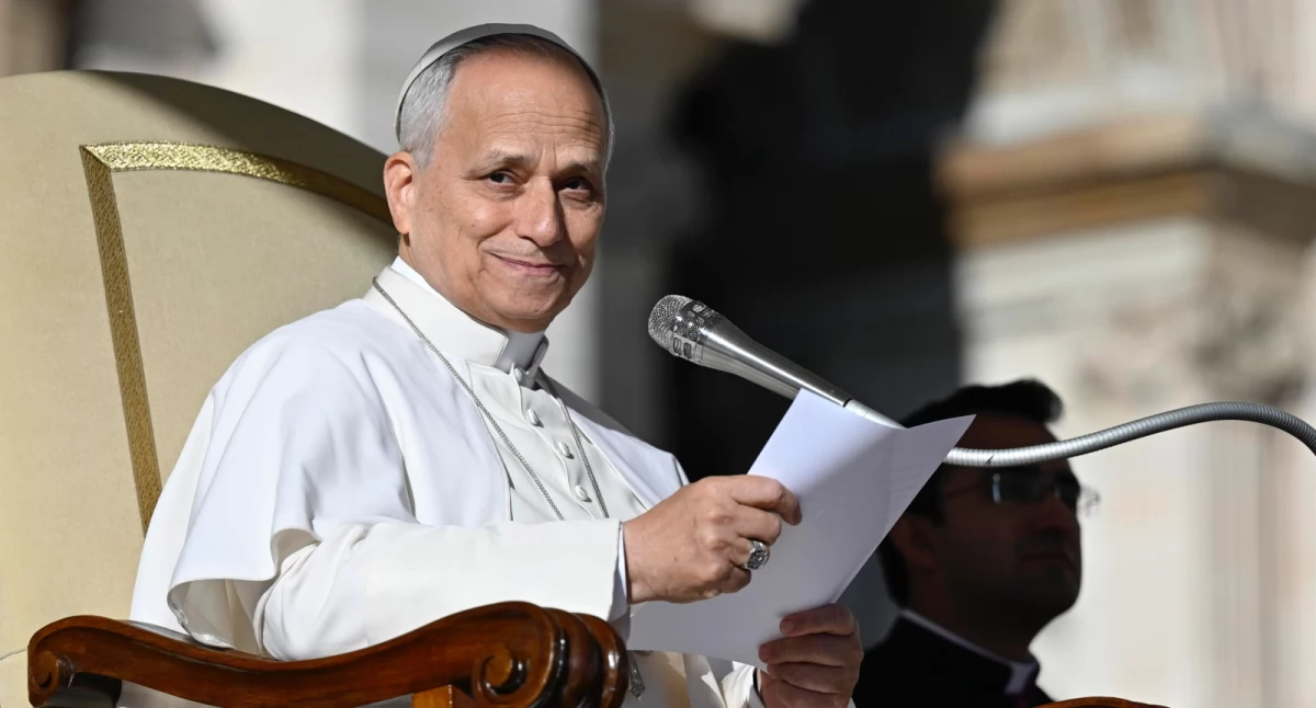 papież Leon XIV. PAP/EPA