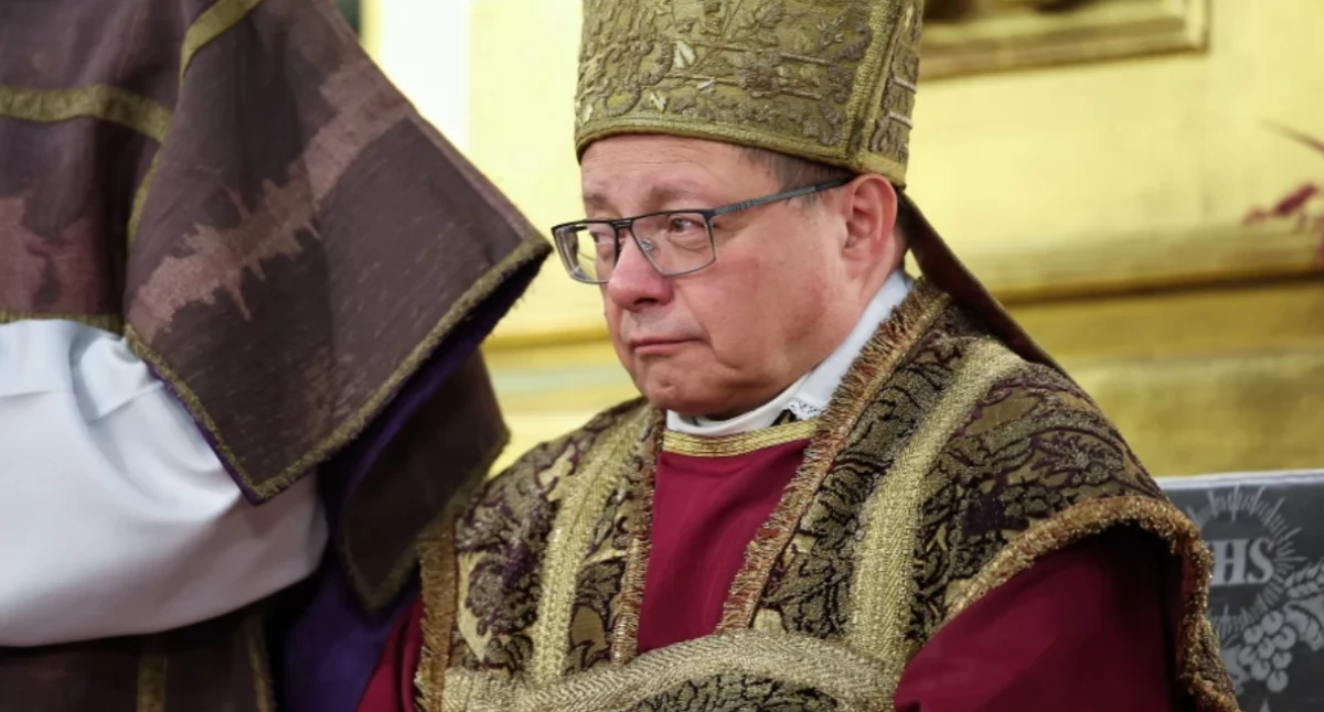 Kard. Grzegorz Ryś na uroczystym ingresie w katedrze na Wawelu; Kraków, 20 grudnia 2025/PAP/Łukasz Gągulski /PAP