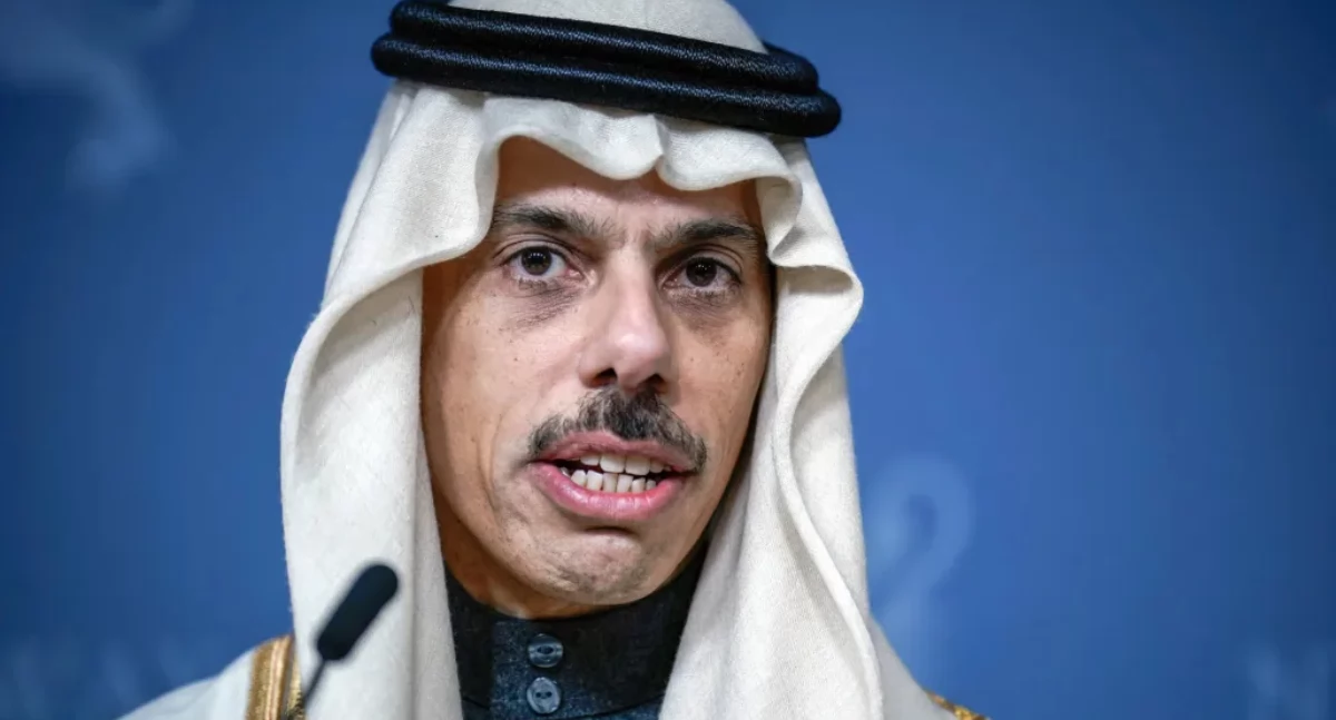 Minister spraw zagranicznych Arabii Saudyjskiej Faisal bin Farhan al Saud, zdjęcie PAP