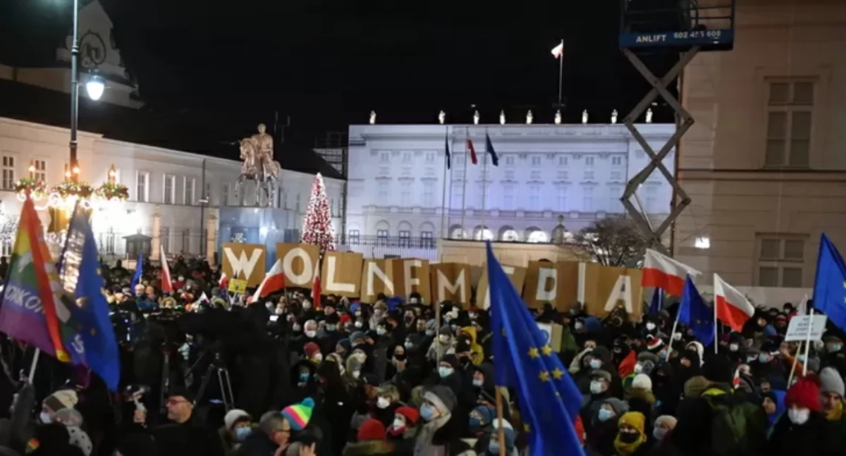 Manifestacja - zdj. ilustracyjne PAP
