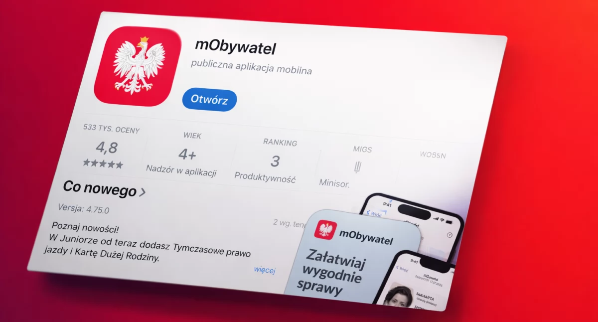 Informacje z Polski, koniec mObywatela - zdjęcie, fotografia