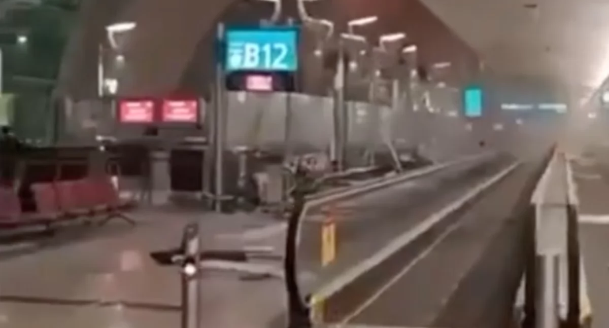 Informacje ze Świata, dronów lotniska Dubaju - zdjęcie, fotografia
