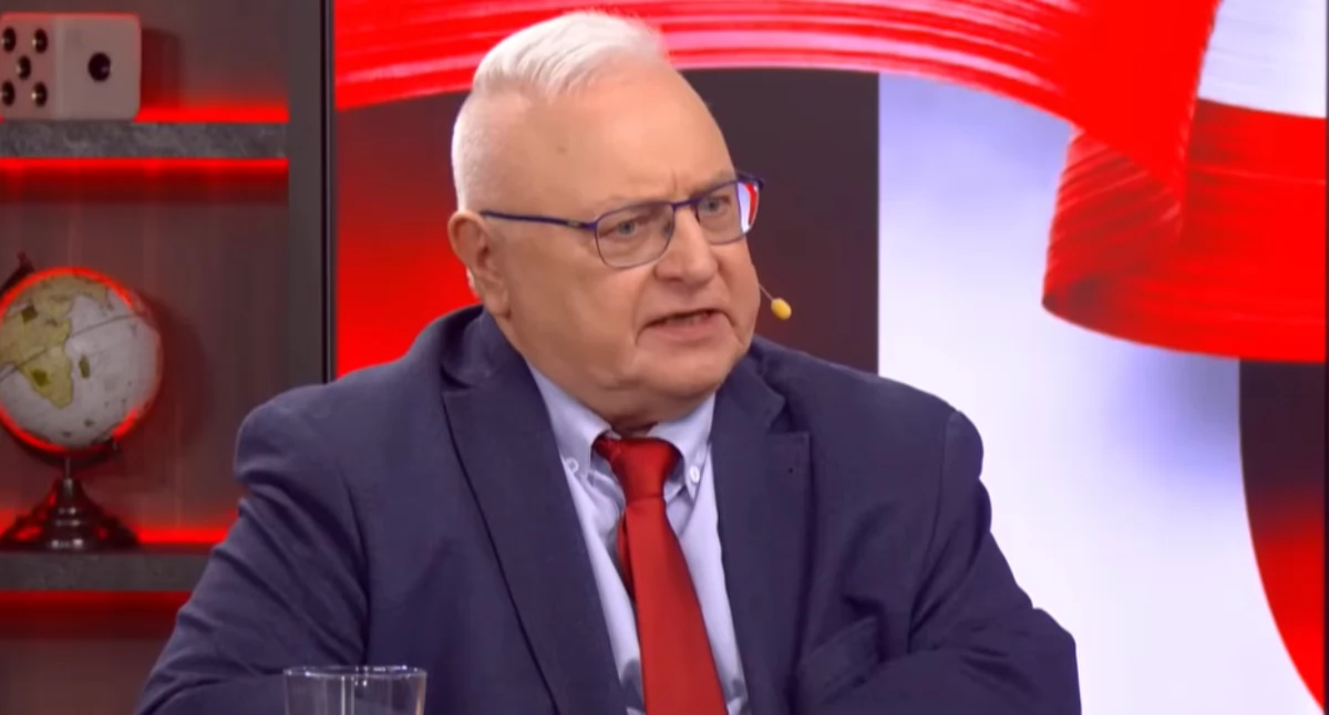 Stan Tymiński u Krzysztofa Stanowksiego   z Youtube - Godzina Zero (zrzut ekranu)