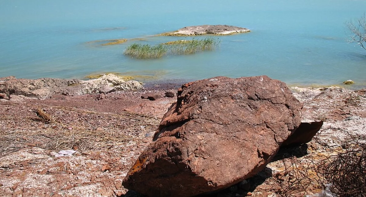kazaskie jezioro Bałchasz- panorama, zdjęcie Wikipedia