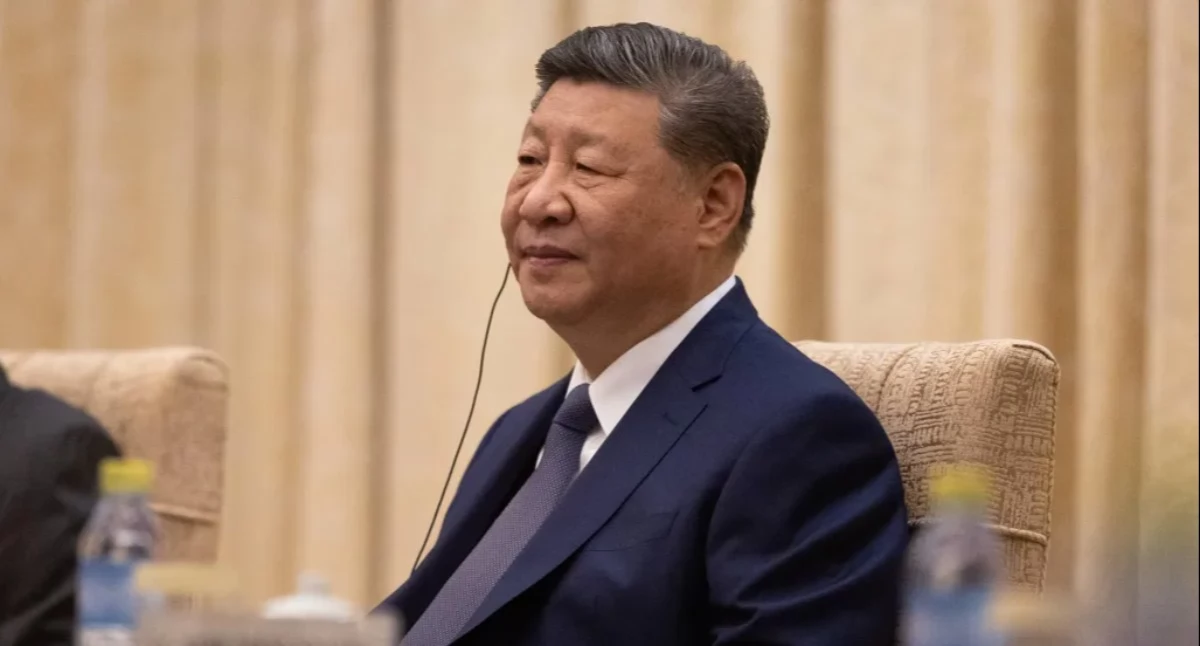 Przywódca Chin Xi Jinping. Fot. PAP/EPA/JESSICA LEE / POOL