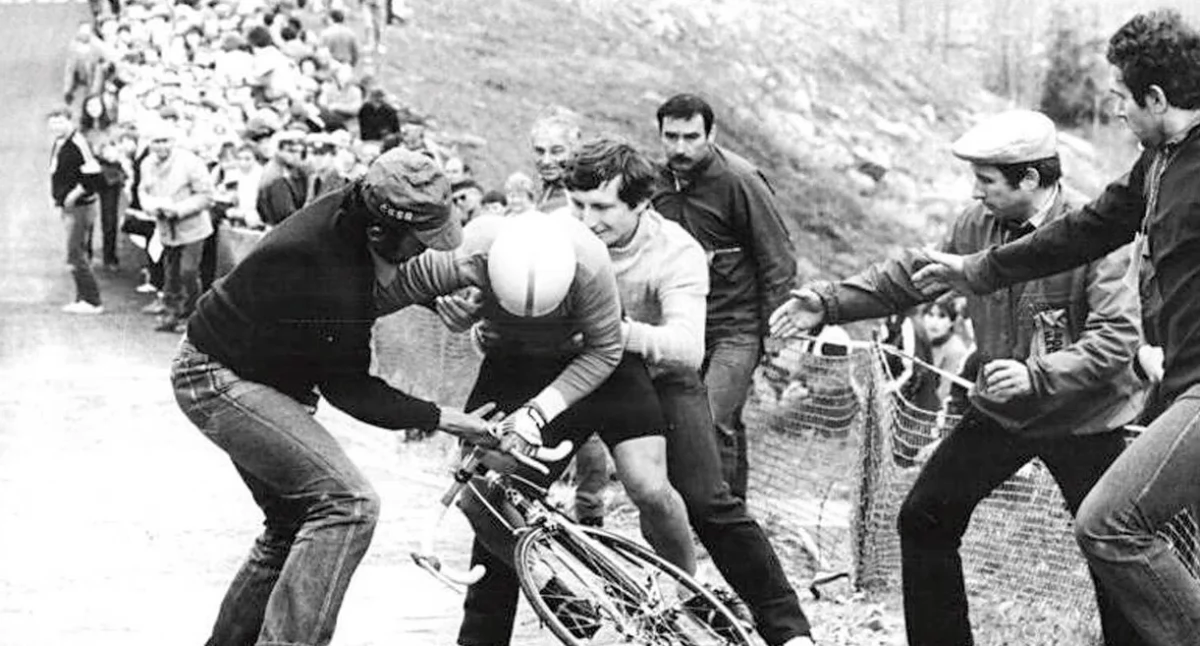 Wyścig Pokoju 1986 odbywał się tuż po katastrofie w Czarnobylu. Polacy, tak jak inni kolarze z krajów komunistycznych, zostali zmuszeni do startu Foto: German Federal Archives