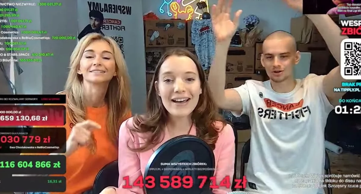Informacje dnia, Stream który pobił granicę wyobraźni - zdjęcie, fotografia