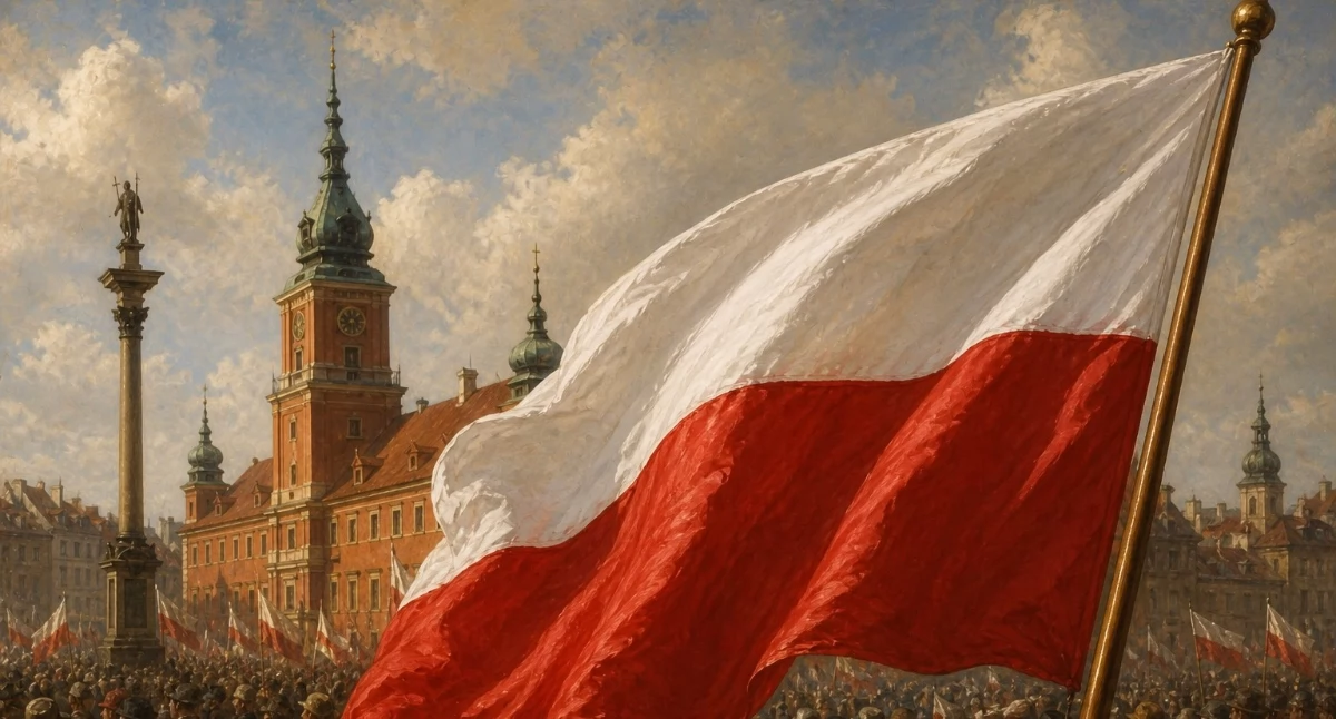 Informacje z Polski, Vivat symbol wolności reform Rzeczypospolitej - zdjęcie, fotografia