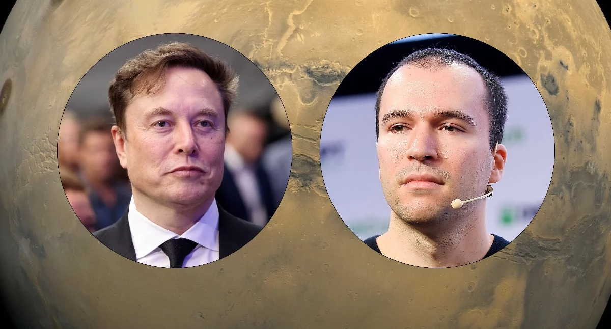 Z lewej: Elon Musk, z prawej: Greg Brockman / fot. Gage Skidmore, CC BY-SA 4.0/ NASA, domena publiczna / TechCrunch - TechCrunch Disrupt San Francisco 2019 - Day 2, CC BY 2.0, 