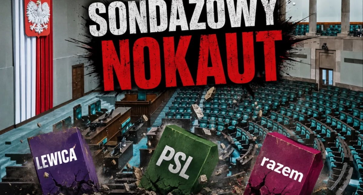 Informacje z Polski, Sondażowy nokaut partie wypadają Sejmu - zdjęcie, fotografia