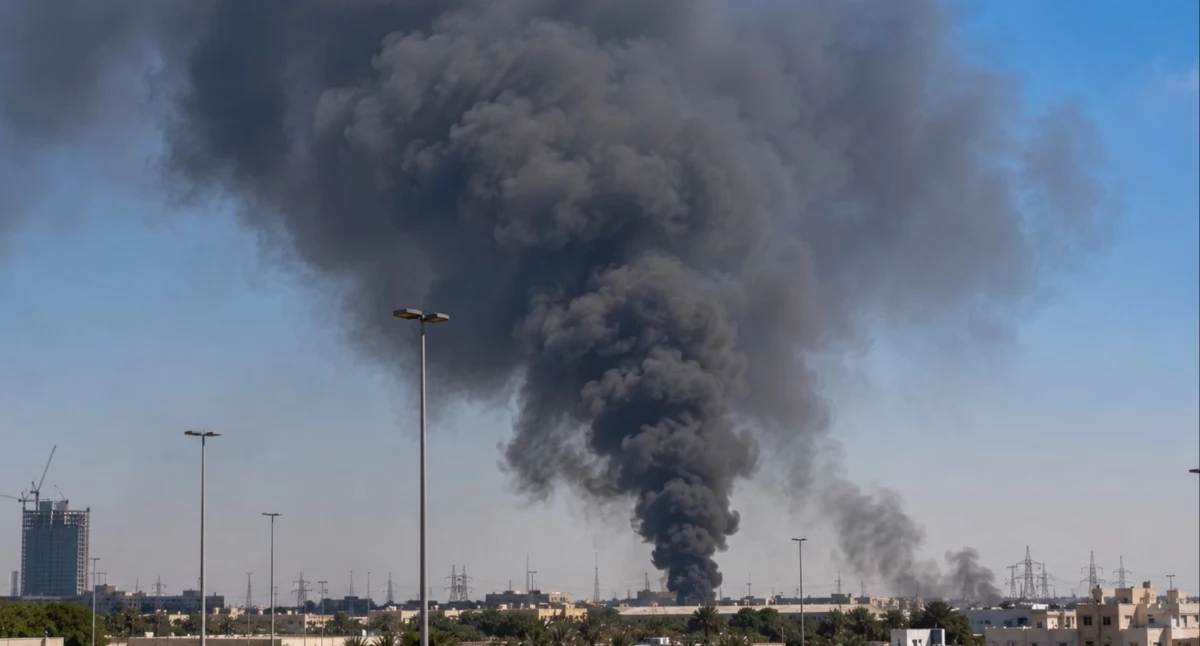Informacje ze Świata, Rakiety Emiratami znów atakuje - zdjęcie, fotografia