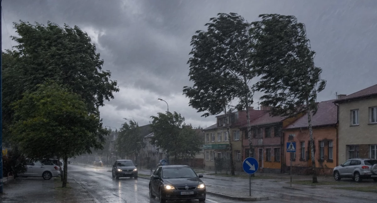 Pogoda, ostrzega przed niebezpieczną pogodą - zdjęcie, fotografia