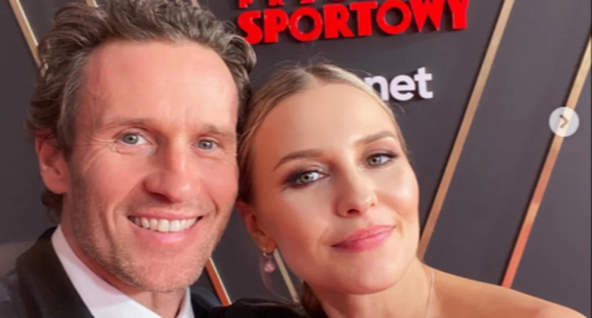 Emilia i Mariusz Czerkawscy na Balu Mistrzów Sportu (Instagram)