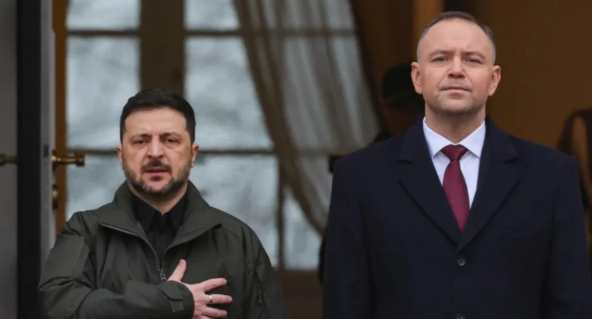 Prezydent Polski Karol Nawrocki i prezydent Ukrainy Wołodymyr Zełenski Fot. PAP/Paweł Supernak