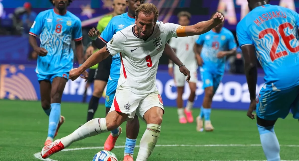 Harry Kane zdobywa zwycięskiego gola                          Fot. PAP/EPA
