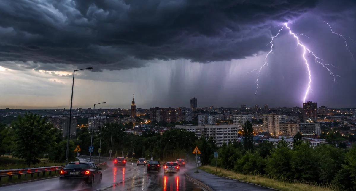 Pogoda, Pogoda gwałtownie załamie Nawet wiatru ulewy Polską - zdjęcie, fotografia