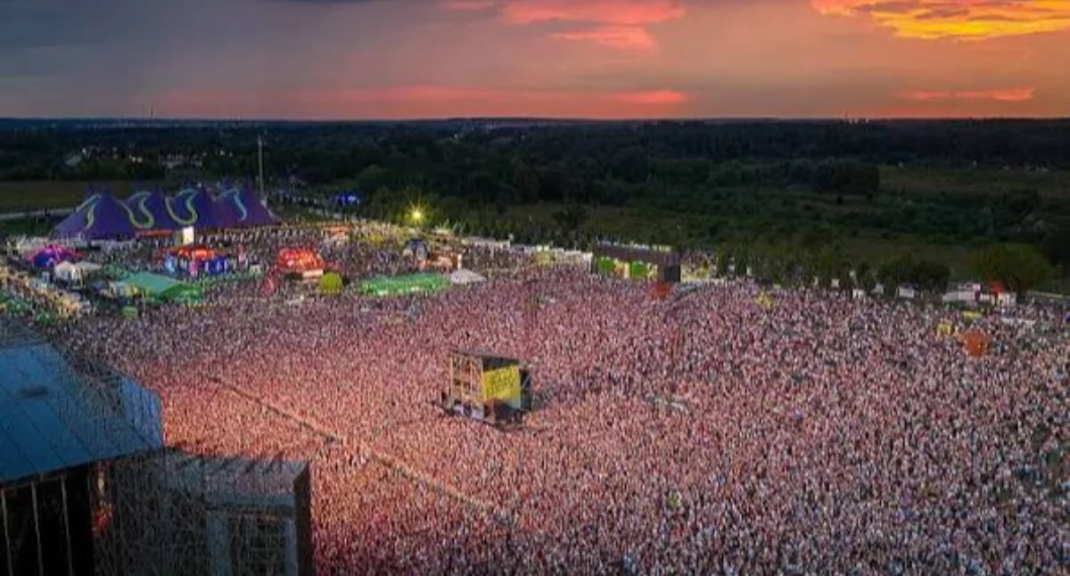 Kultura, Tłumy wymknęły kontroli Gorący wieczór Łódź Summer Festival - zdjęcie, fotografia