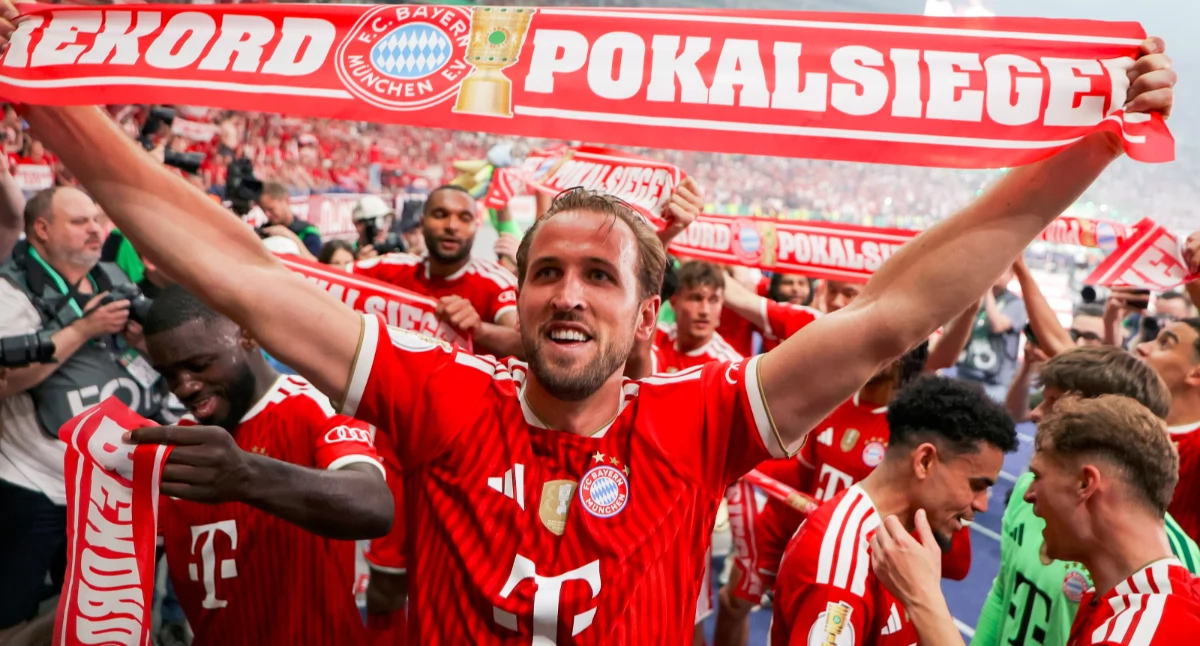 Puchar Niemiec dla Bayernu Monachium, hat-trick Kanea