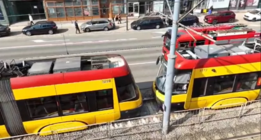 Zderzenie tramwajów w stolicy. Są ranni