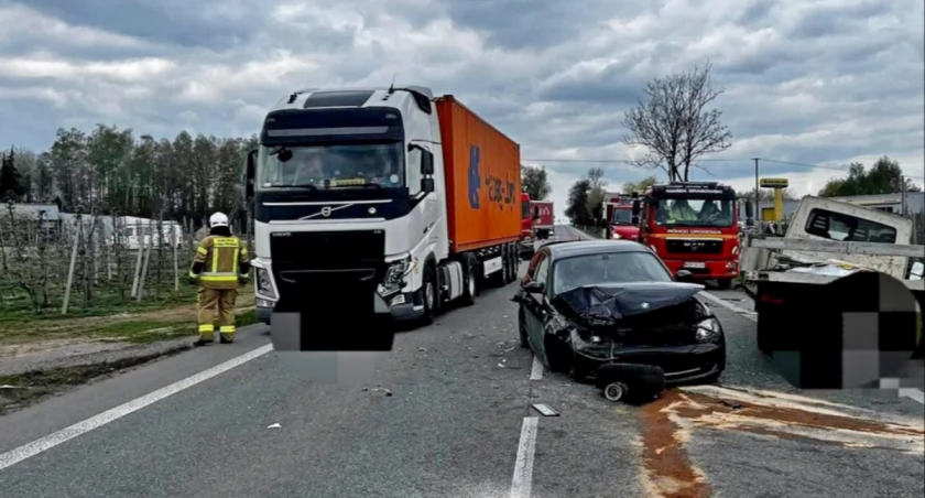 Tragiczny łańcuch zdarzeń na trasie