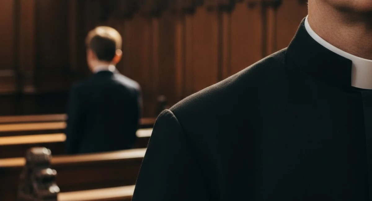 Biskup przed sądem. W tle dramat dzieci