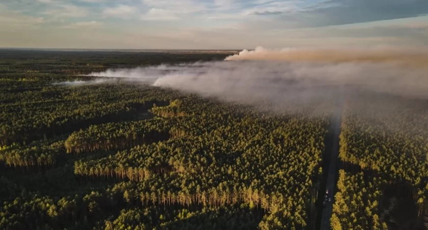 Żywioł pod kontrolą, ale walka trwa. Wiatr wciąż największym zagrożeniem