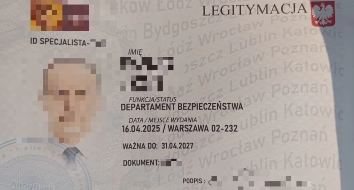 Uwaga! To nie są prawdziwe dokumenty!