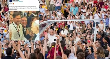 Simeone w tłumie, papież na Bernabéu. Niezwykłe sceny w Madrycie
