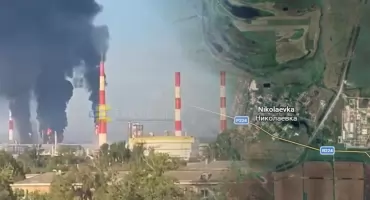 Kłęby dymu nad Rosją. Ukraina uderzyła daleko za linią frontu