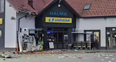 Bankomat wyleciał w powietrze