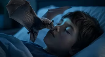 Obudził się z nietoperzem na twarzy. Kilka tygodni później już nie żył