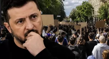 Wrze w Kijowie. Tysiące ludzi przeciw decyzji Zełenskiego