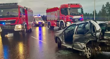 Groźny wypadek na zakopiance